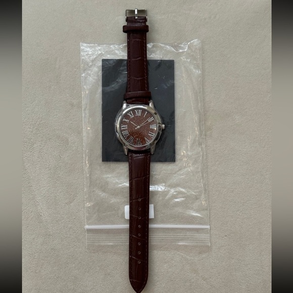 Strada sandstone gem genuine leather watch - Picture 2 of 7